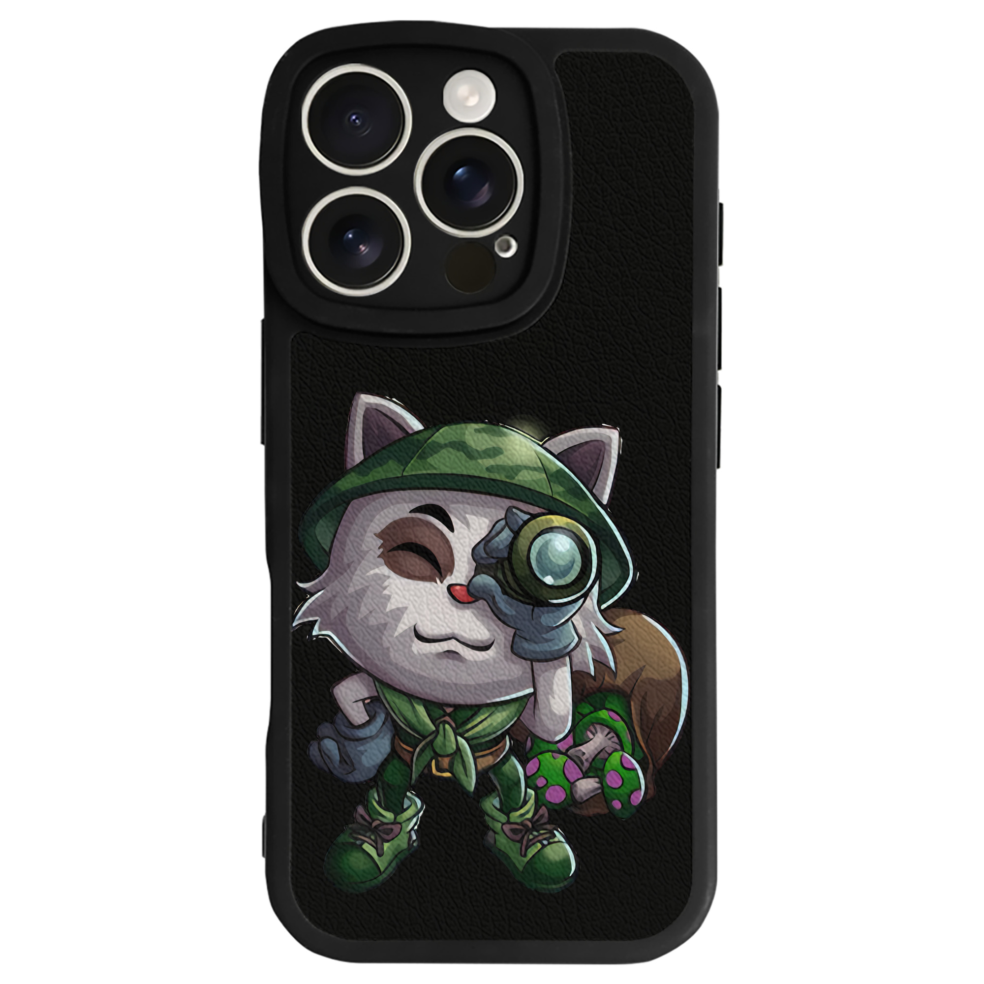 リーグ・オブ・レジェンド League of Legends LOL 【iPhone 16シリーズ対応】シリコンスマホケース（レザー調） 材質：シリコン